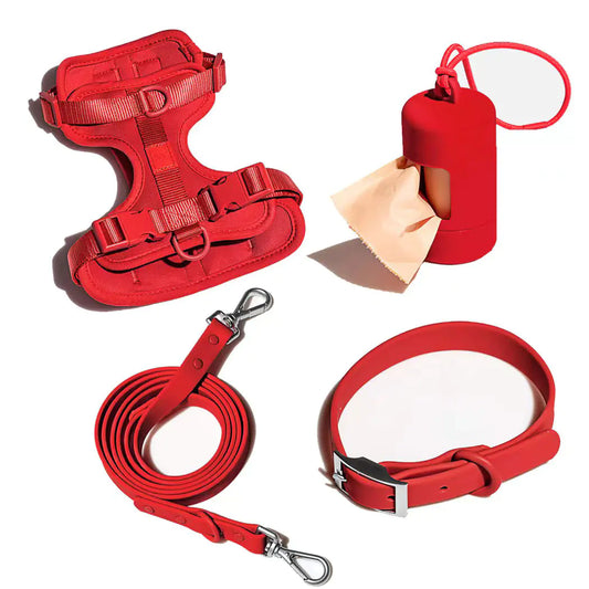 Soft Love Red Harness Set