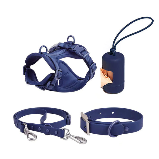 Soft Moonlight Blue Harness Set