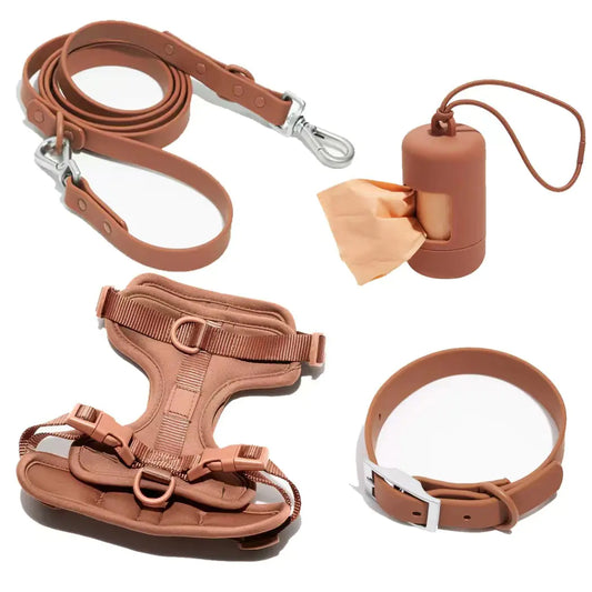 Soft Brown Harness Set